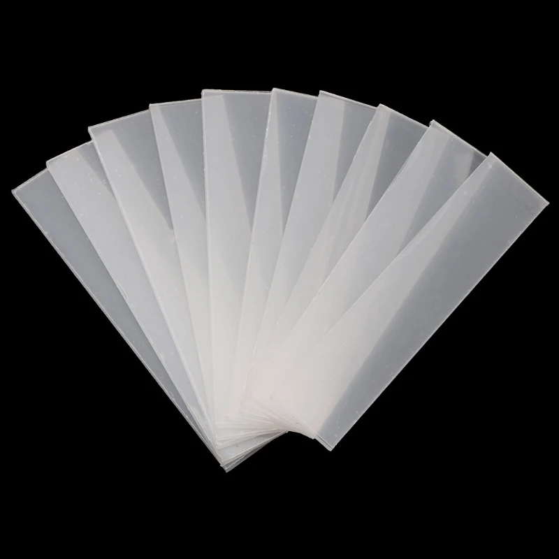 

10Pcs Practice Nail Display Stand Holder Transparent Showing Shelf Clear Acrylic Nail Art Tips Strips Training Nail Display New