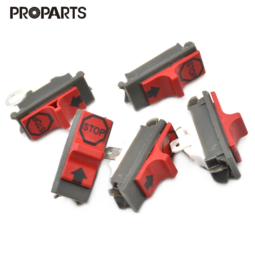 5PCS Chainsaw Switch On Off Kit For Husqvarna 50 51 55 61 142 137 254