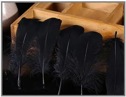 DIY гусиные перья 10-15 см Лебедь Шлейфы перья Промытые гусиный пух пушистые Шлейфы для свадьбы шляпа аксессуары для волос ремесло изготовление