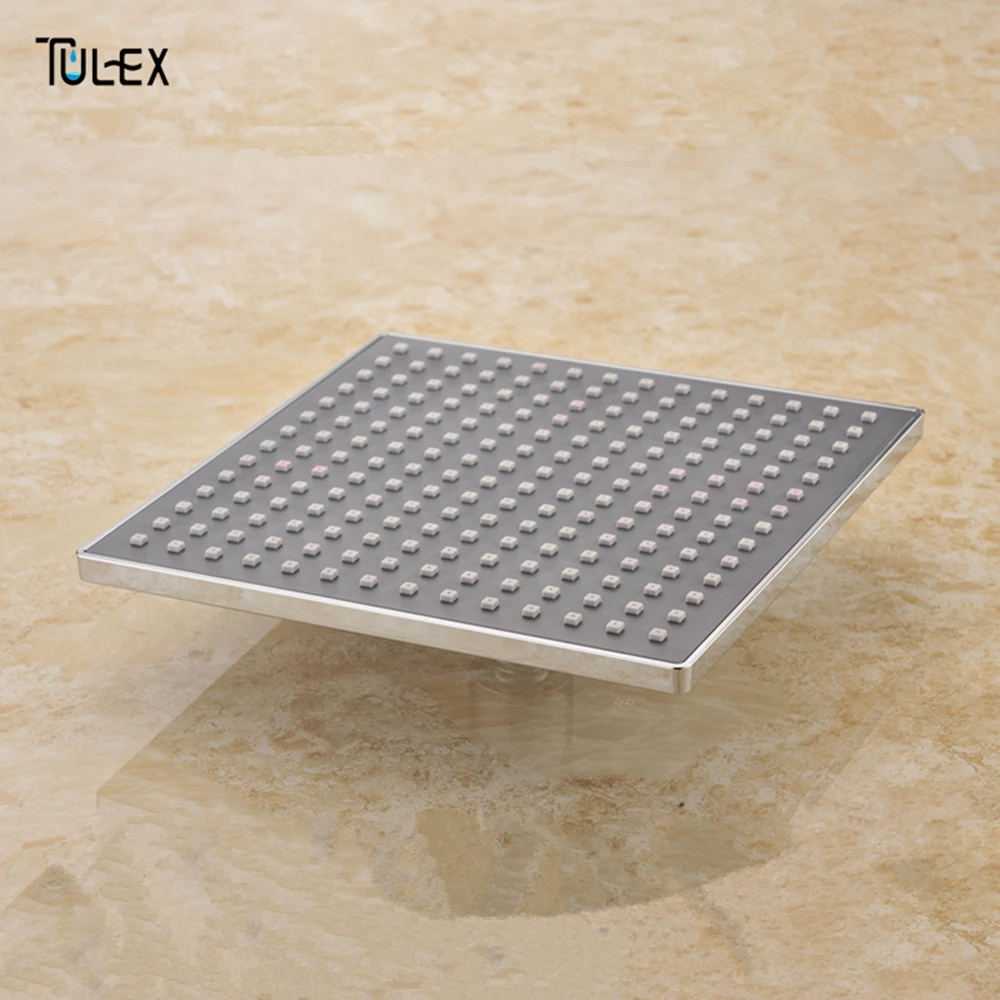 TULEX дождевая насадка для душа квадратная насадка для душа и розничная " ABS Хромированная Душевая насадка для душа для ванной комнаты