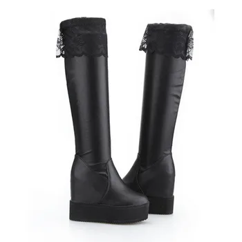

Fashion Nice Boots Elastic Over The Knee Boots Long Barreled Boots women's Shoes Fashion Confortable Female Shoes078 80