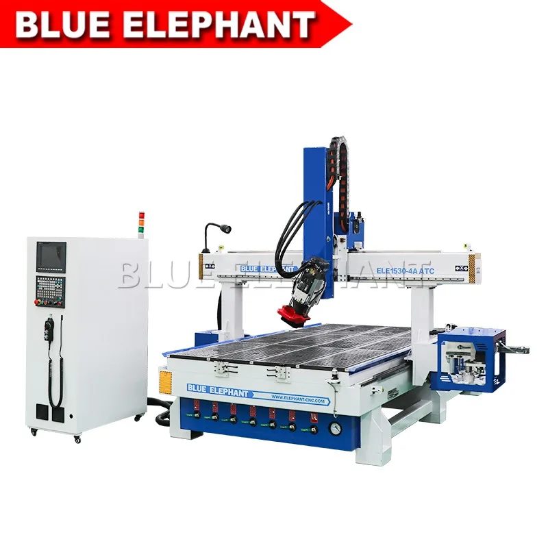 

Blue Elephant Carousel ATC1530 4 Axis CNC Router with Rotary Spindle