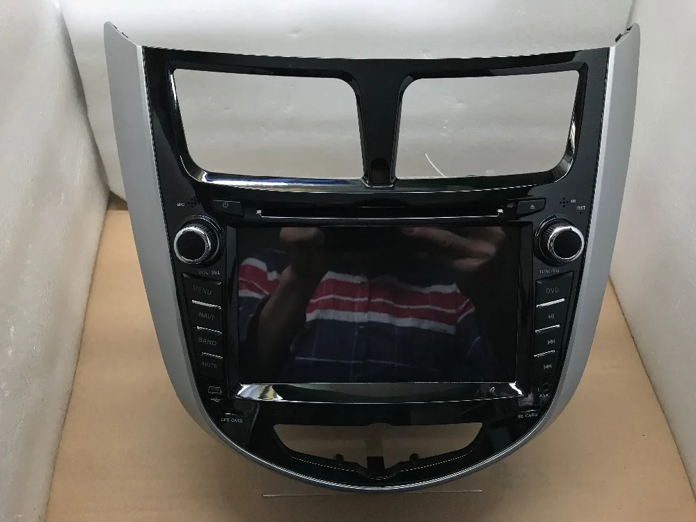 Clearance BYNCG Android 8.0 2din Car DVD GPS Player For HYUNDAI Solaris Verna Accent with gps navigation radio video car stereo multimedia 1