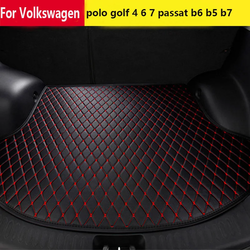 Shenlao для Volkswagen polo golf 4 6 7 Специальный автомобильный коврик багажника tiguan CC beetle passat