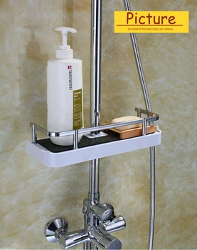 

NEW Bathroom Shelf Shower Storage Rack Soap Bath Ball Holder Shampoo Bath Towel Tray Bath Shelves Shower Head Holder