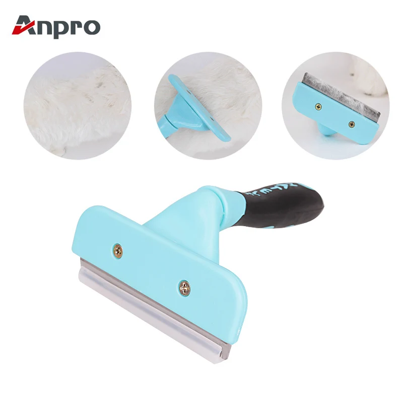 

Anpro Hair Remover for Pet Dog Cat Brush Grooming Tools Comb Pet Detachable Clipper Attachment Pet Trimmer Combs