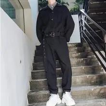 S-XL, новинка весны, Мужская одежда, цельный Свободный комбинезон, комбинезон, набор для досуга, рабочие брюки, парикмахерские мужские костюмы