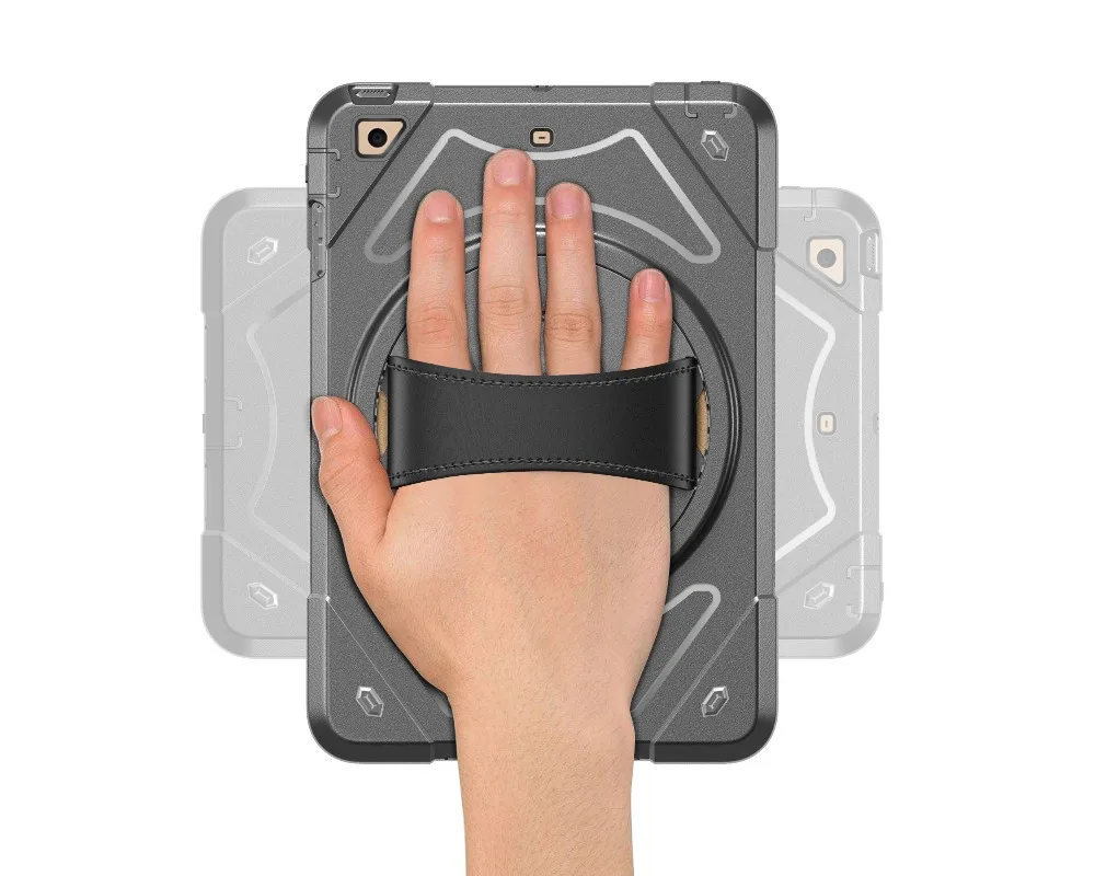 Противоударный чехол для iPad mini 3 2 1 Apple мини 1/2/3 с держателем ручного ремешка|cover for