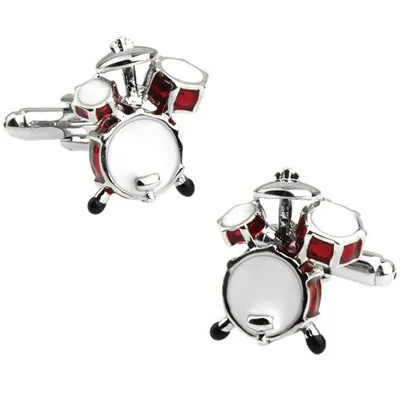 Drum Set Musical Instrument Cufflink Cuff Link 1 Pair Retail Free Shipping Promotion |