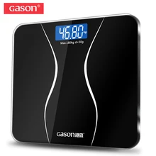 GASON A2 Bathroom Floor Body Scale Glass Smart Household Electronic Digital Weight Balance Bariatric LCD Display
