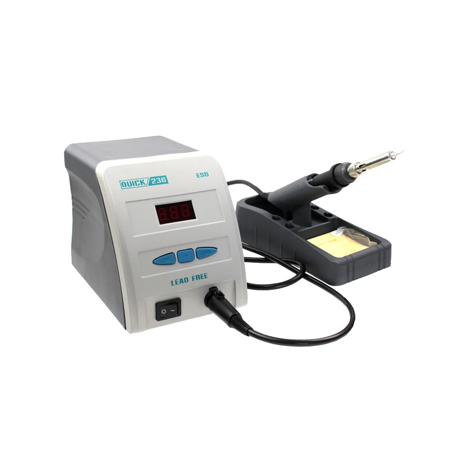 Антистатический Быстрый 236 ESD Быстрый Грамм Дисплей бессвинцовый сварочный Утюг 90 Вт дисплей спецификация паяльная станция