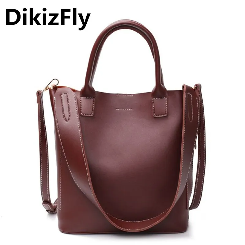 

DikizFly New Messenger bags for women 2018 luxury handbags women bags designer Bucket Tote Bag Women purses and handbags sac bag