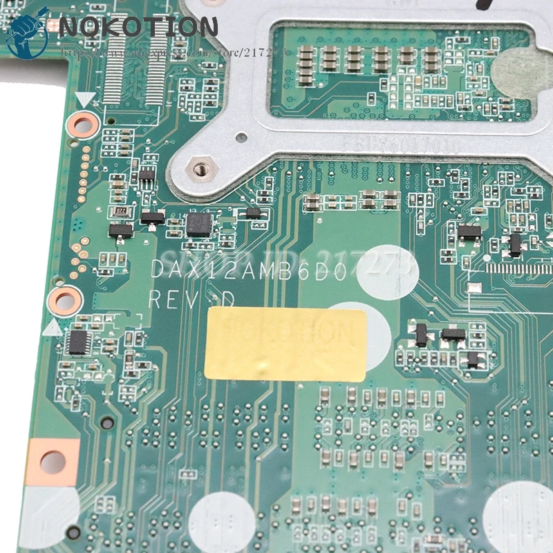 wonderful  NOKOTION HP Pavilion 17-G Laptop Motherboard W/ I5-5200U CPU 809319-001 809319-601 DAX12AMB6D0 DDR3