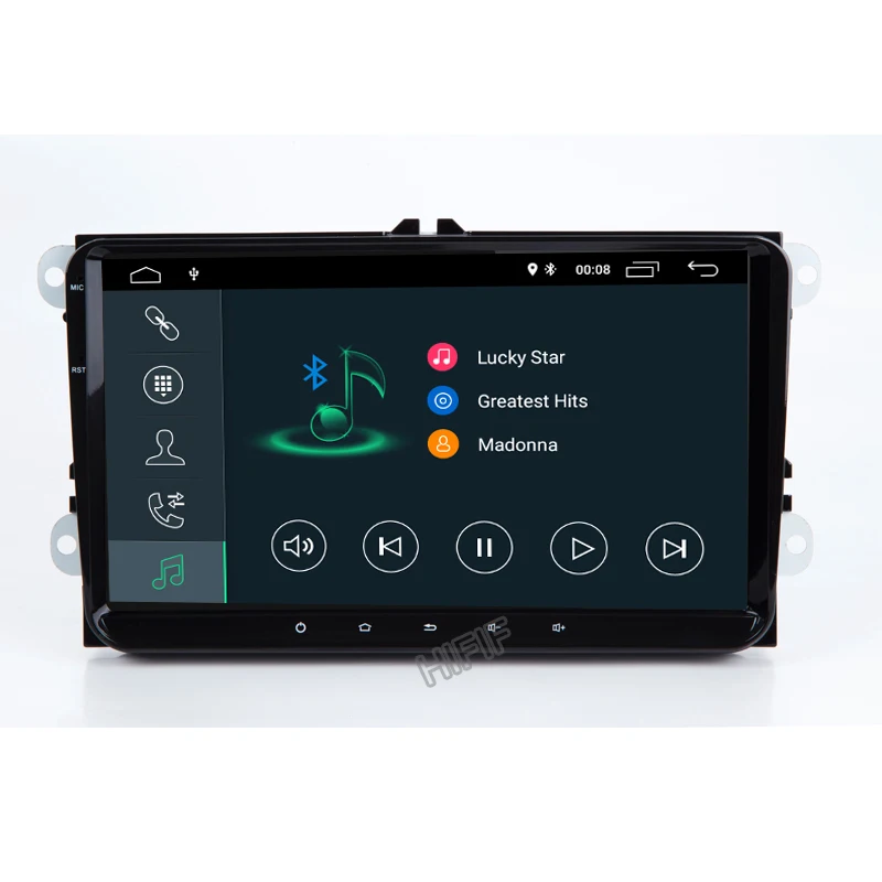 Perfect 2G Android 9.0 2 DIN Car multimedia GPS for GOLF 5 Golf 6 Polo Passat B6 CC Tiguan Touran BORA SEAT Altea Toledo Leon EOS NO DVD 5