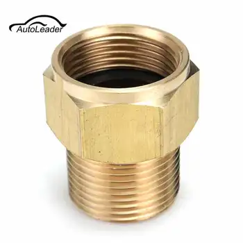 

New Arrival M22 Male X M22 Female Brass Golden Hose Adapter For Karcher HD HDS 550 601 645 745 7/10