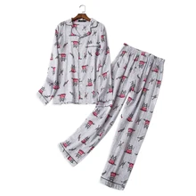 Мужские марлевые хлопковые Пижамные комплекты, повседневные серые пижамы с рисунком Тоторо размера плюс, мужские пижамы, sexi hombres homme
