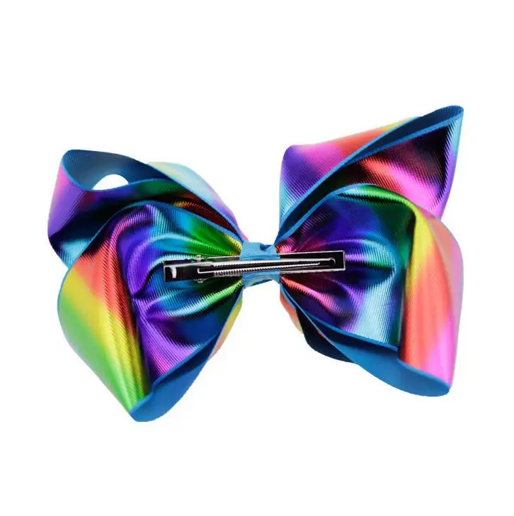 goldern foil ribbon hairbow4