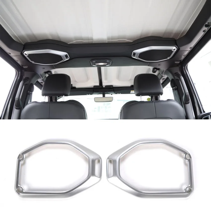 JXKaFa подходит для Jeep Wrangler JL 2018 декоративная крыша рамы динамика отделка ободка