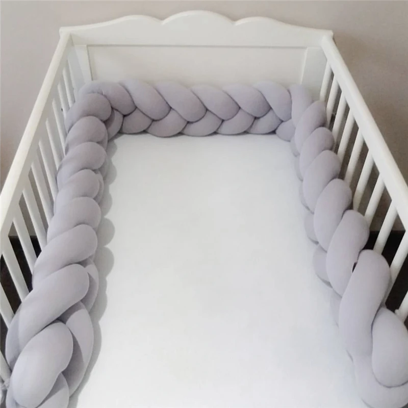 baby crib knotted bumper