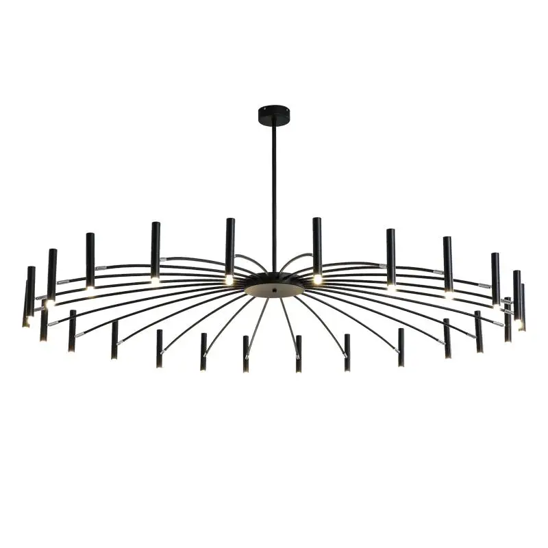 

Modern Minimalist Chandeliers Atmosphere Living Room Hotal Hall Chandeliers Oersonality Dining Chandelier Bedroom led Lighting