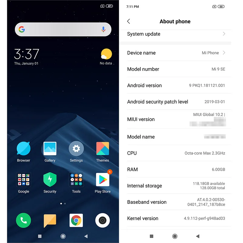 Глобальная версия Xiaomi mi 9 SE 6GB ram 64GB rom Snapdragon 712 восьмиядерный смартфон NFC Google Pay 5 97