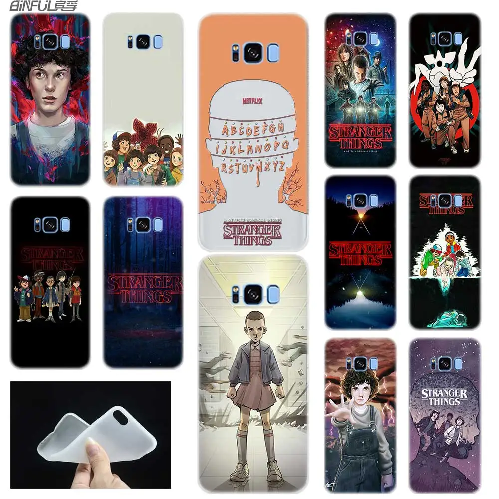 Soft Silicone Case For Samsung S30 S20 S11 S10 S9 S8 Plus lite 11e 10e Uitra S7Edge Cool Stranger Things | Мобильные телефоны и