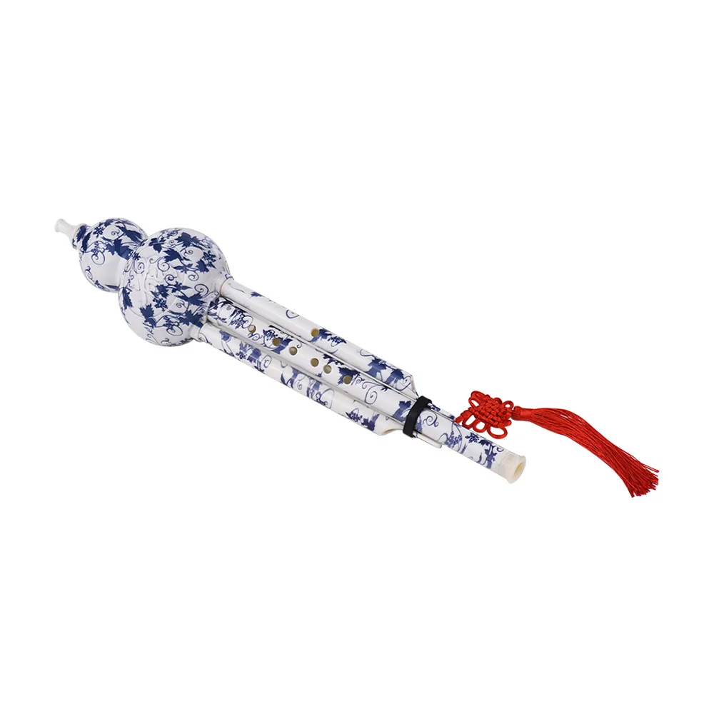 C-Key Hulusi Cucurbit Flute Bottle Gourd Китайский традиционный инструмент из полимерного