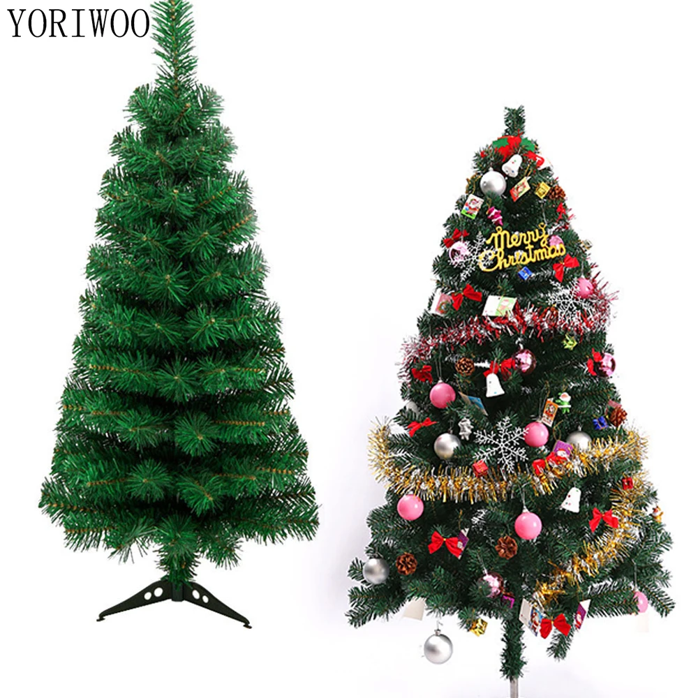 

YORIWOO Artificial Christmas Tree Iron Stand Merry Christmas Decorations For Home 2019 Xmas Tree Happy New Year Gifts Children