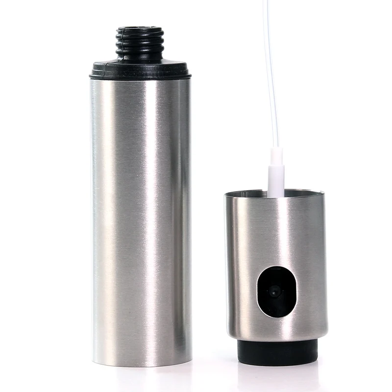 High-quality Stainless Steel Olive Oil Spray Bottles for Kitchen Cooking Barbecue Salad Baking by Leeseph