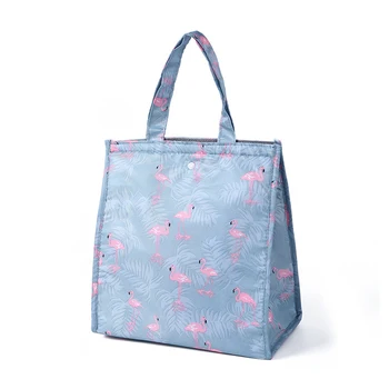 

18PCS / LOT Waterproof Lunch Bag Cartoon Cooler Lunch Box Bag Tote Oxford Insulation Package Portable Picnic Lunch Box