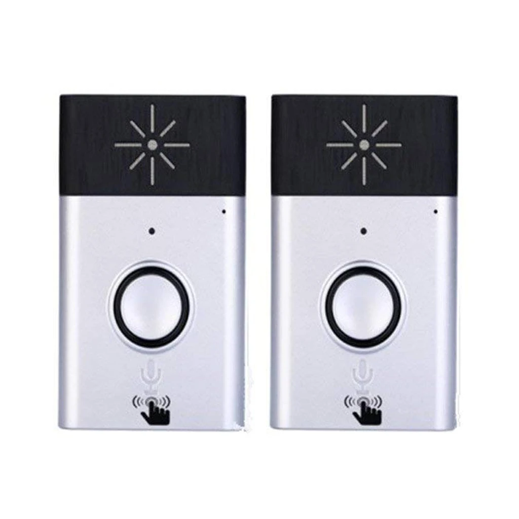 

Wireless Door Bell Intercom Voice Transmitter Door Bell 1 Transmitter + 1/2/3 Receiver 200m - 2x Receiver Remote Control