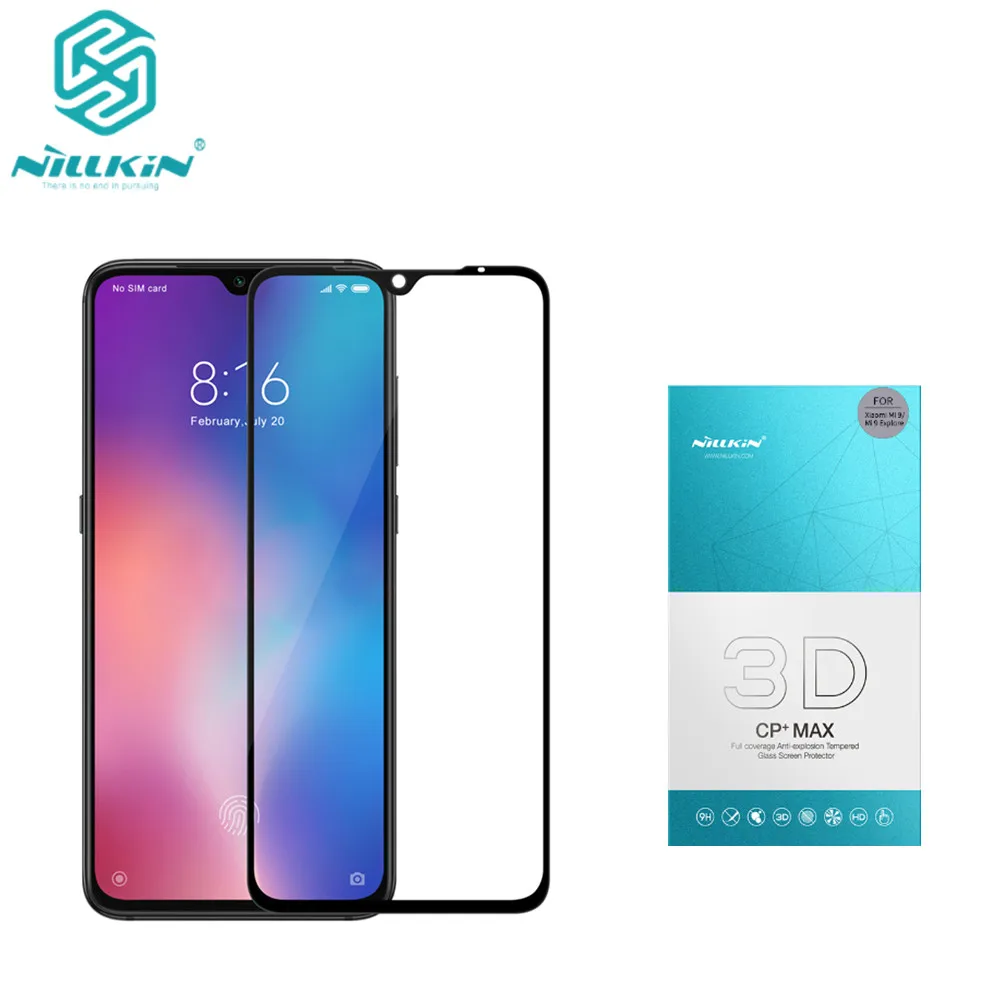 

NILLKIN Amazing 3D CP+ MAX Full Coverage Nanometer Anti-Explosion 9H Tempered Glass Screen Protector For Xiaomi mi9 Mi9 Explorer