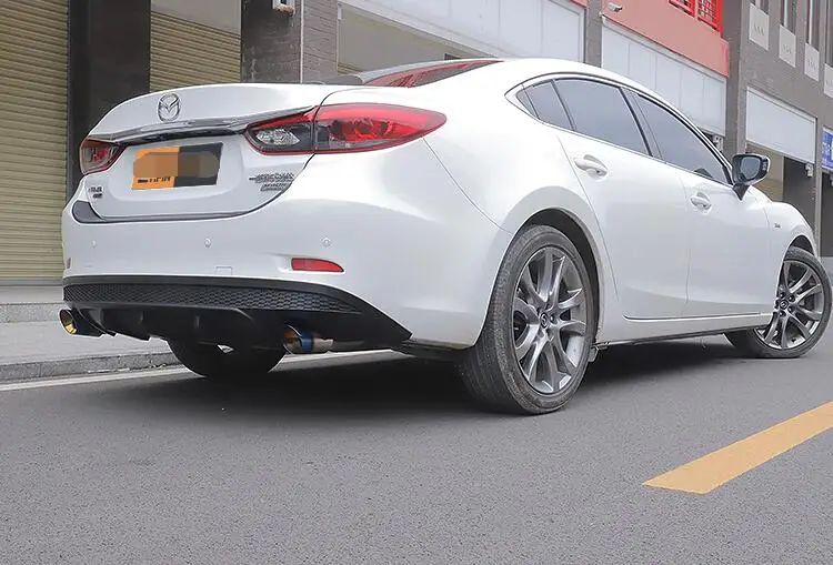 For Mazda 6 ATENZA Rear spoiler STY ABS Rear Bumper Diffuser Bumpers Protector For ATENZA surrounded rear lip rear spoiler