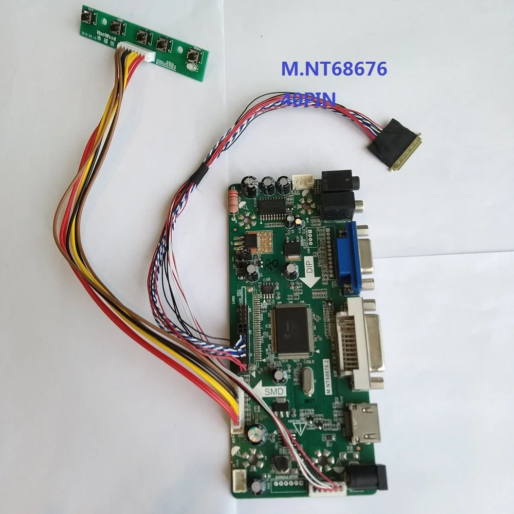 Комплект для LTN156AT29-L01 монитор панели контроллера доска светодиодный DIY дисплей 1366X768 40pin M. NT68676 DVI HDMI 15," lcd VGA