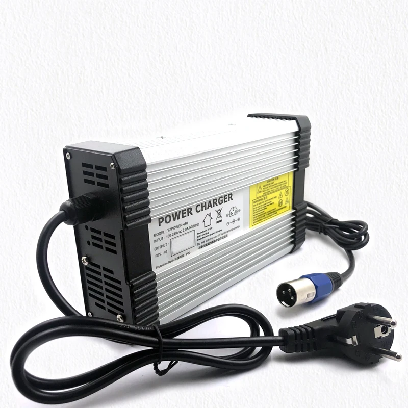 XINMORE 63V 6A Lithium Battery Charger for 55.5V Li-ion Polymer Scooter E-bike Ebike With CE ROHS