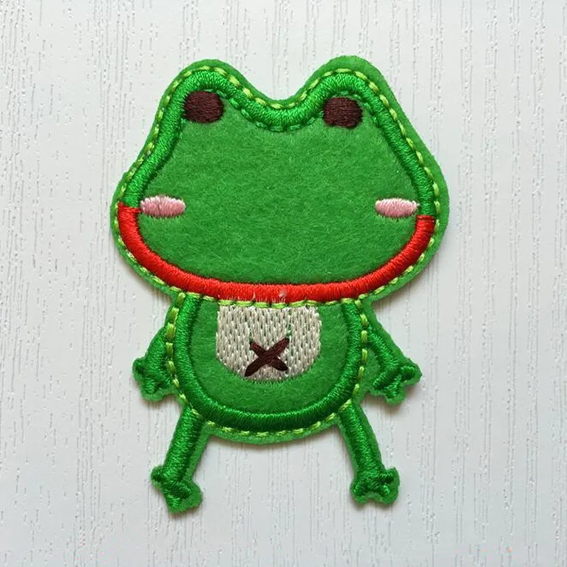 Download Cheap Stand Frog Embroidered Patches Iron on Patch for ...