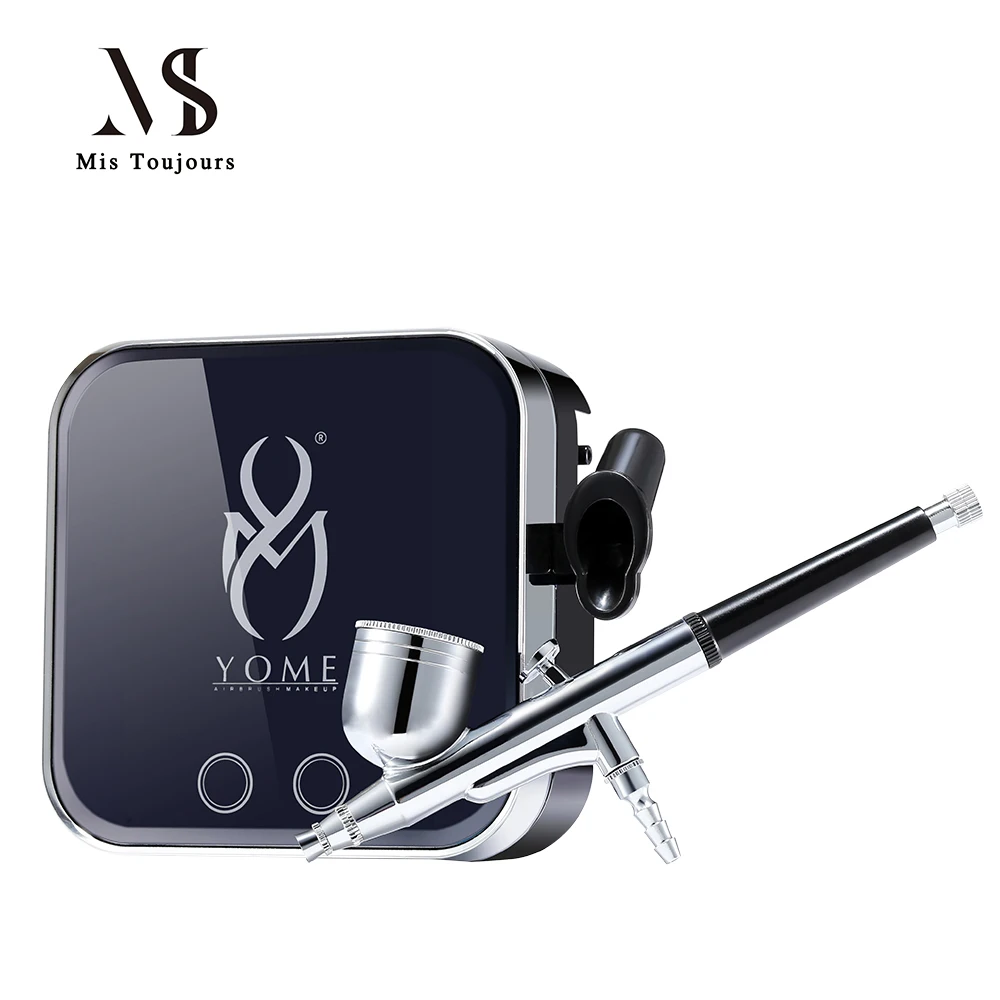 

Airbrush With Compressor Pro Aerografo For Nails,Face Paint,Body Paint With Henna Tattoo Stencils(Freebie)