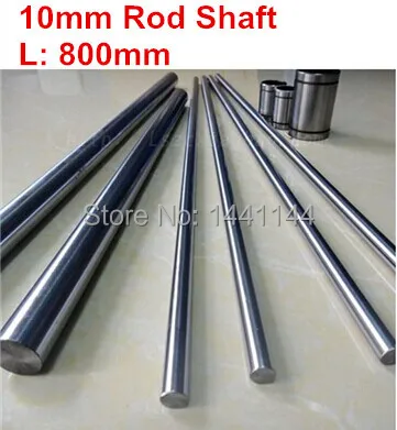 

2pcs dia 10mm - 800mm chrome plated Cylinder Linear Round Shaft