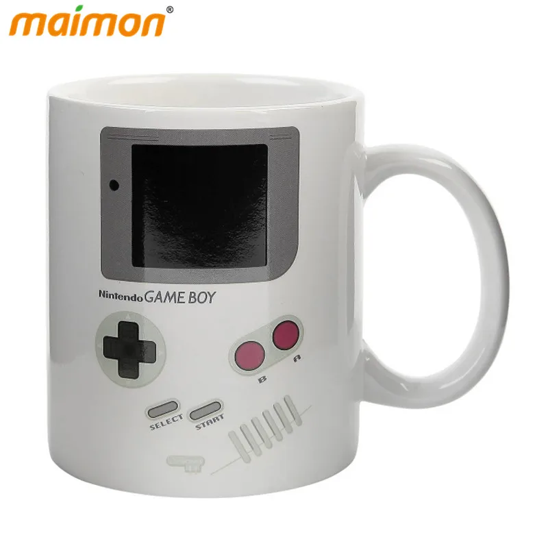 Забавная Термочувствительная керамическая кружка для nintendo Game Boy дома и офиса