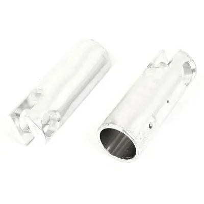 2Pcs Metal Power Tool Churn Drill Hammer Piston Silver Tone for Bosch 2-24