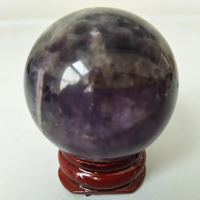 3 шт./лот натуральный аметист украшение в виде хрустального шара фиолетовый кварцевый кристалл шар Гадкий магический энергетический камень шар исцеляющий кристалл