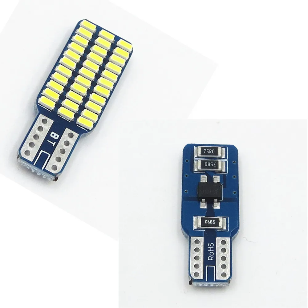 6 шт. T10 Canbus 33 SMD 3014 белый холодный синий теплый светодиодный светильник для W5W 194 168