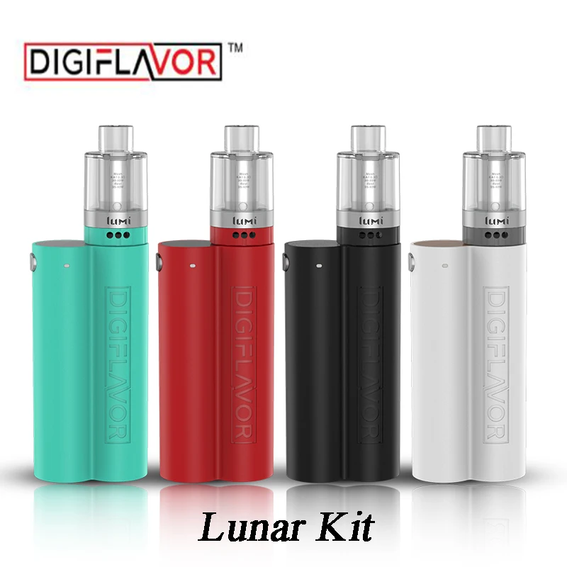 

Original Digiflavor Lunar Kit With Three Power Output 45W Lunar Box Mod 4ml Lumi Tank Fit Dual 18650 Battery E Cigarette Vape