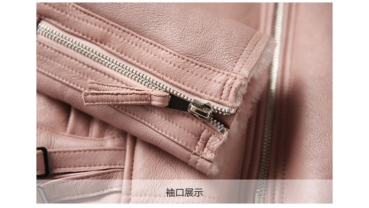 genuine sheepskin leather jacket with raccoon fur collar (23)
