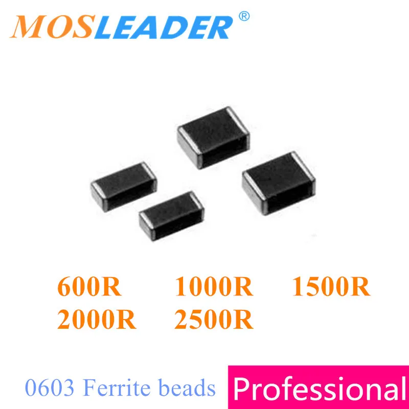 Mosleader Chip ferrite bead 0603 4000pcs 600R 1000R 1500R 2000R 2500R