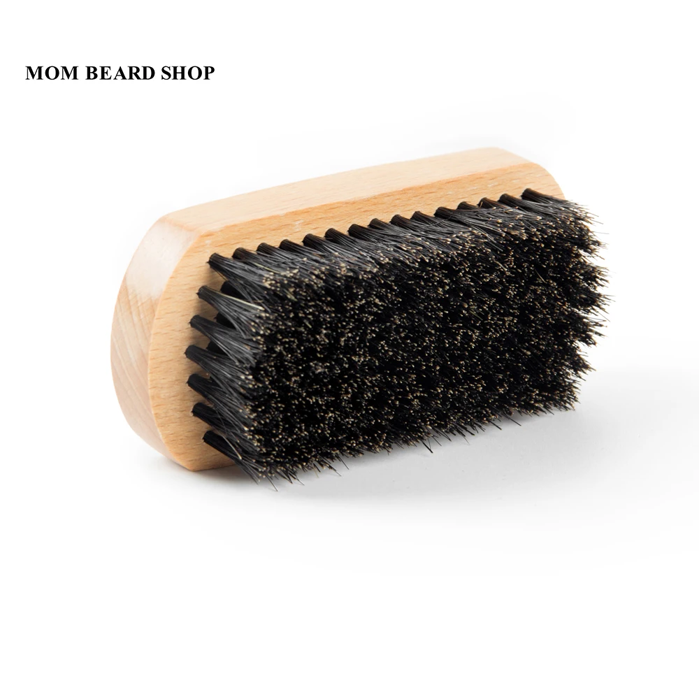 High Quality Natural Hard Hair Brush Boar Bristle Beard Brush For Men