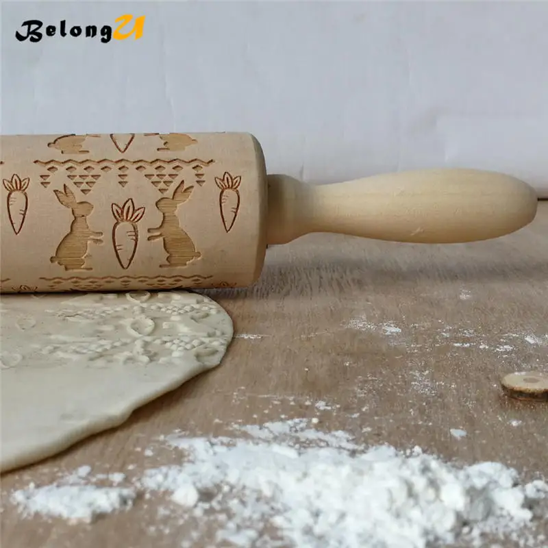 wood rolling pin MUW-242-09