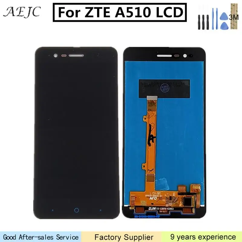 

For ZTE Blade BA510 BA510C A510 LCD Display and Touch Screen Digitizer Assembly Safe Packing 5.0 inch LCD
