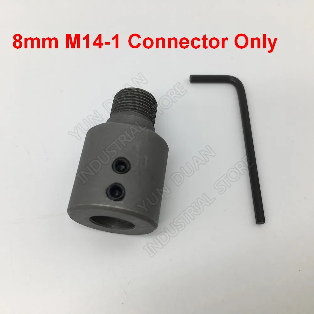 8mm M14-1 Connector Патрон Sanou K02-63 63 мм 2," токарный патрон 4 кулачковый Ручной мини Самоцентрирующийся с соединительным стержнем для ЧПУ деревообработки - Цвет: 8mm M14-1 Connector