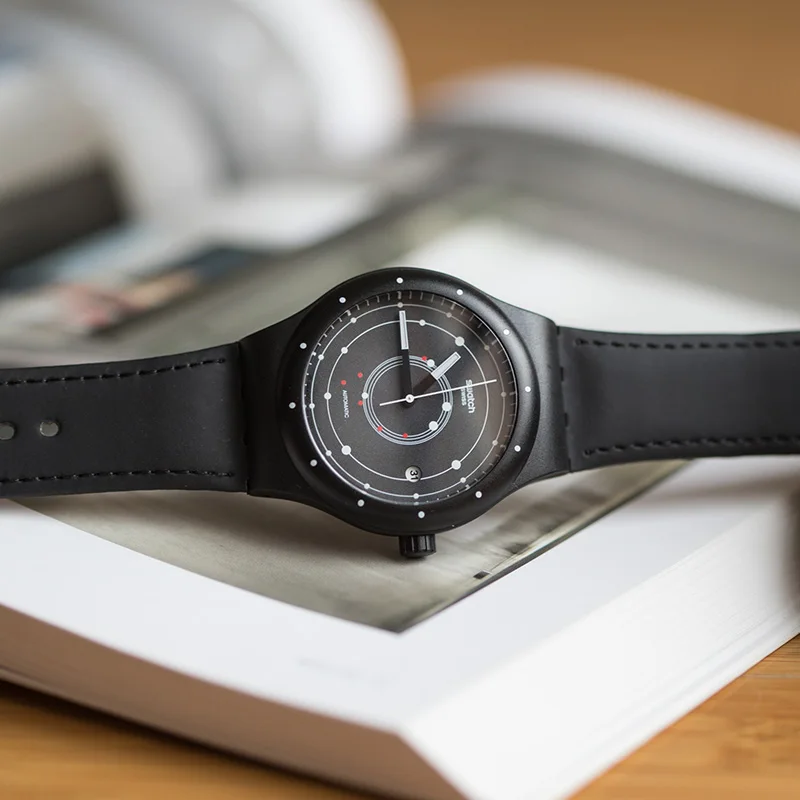 

Swatch Watch Planetary mechanical watch device 51 black SUTB400
